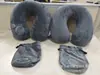 Venta Directa de Fábrica Almohada Inflable Automática Almohada de Mano PVC Flocado Set de Almohadas de Viaje No Necesita Inflar con la Boca