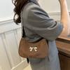 Estilo coreano Fresh Style Sweet Bow Bolsa 2024 Nova Bolsa de Mão Casual nas Axilas Bolsa de Corrente Crossbody Feminina