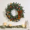 Planta Verde Artificial Transfronteriza Pe Guirnalda de Ratán Navideño Hojas de Pino Encriptada Regalo de Navidad Decoraciones Navideñas de Lujo para Hotel