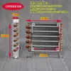 Microcondensador, Radiador Mini Refrigerado a Ar, Evaporador de Refrigeração Tipo Aleta de Alumínio, Radiador Refrigerado a Água de Geladeira