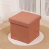 Taburete de tela para almacenamiento, taburete plegable para el hogar, taburete de almacenamiento para dormitorio, taburete de tela para cambiar zapatos, taburete de tela para sala de estar y sofá.