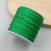 Una voluta de pulsera de pelo trenzado de mousse Un hilo de jade Pulsera tejida a mano DIY Colgante de collar Cordón para colgar Cuerda de mano Cuerda roja