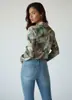 Camisa Elegante para Mujer Talla Grande Manga Larga Corte Holgado Estilo Fresco Estampada 100% Algodón Primavera y Otoño 2026