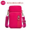Bolsa Feminina Fashion 2026 com Três Zíperes, Bolsa Transversal, Porta-Moedas de 1 Yuan, Nova Bolsa Celular Tendência, Porta-Chaves