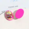 Parches Ovalados de Resina con Partículas de Concha Triturada Iridiscente Degradada Materiales para Pendientes y Accesorios para el Cabello Hechos a Mano DIY Venta al por Mayor