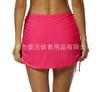 Amazon caliente falda de natación plisada ajustada moda falda de playa falda de cadera con bragas traje de baño para mujer