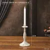 Adornos Retro de Candelabro de Hierro Forjado Estilo Europeo para Mesa de Comedor en Casa Accesorios para Cena Romántica a la Luz de Velas Portavelas de Tres Brazos Estilo Francés
