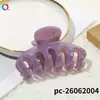Qiyue Nuevo Pinza para el Cabello de Calabaza de Color Sólido Pinza de Tiburón Grande PC Exquisito Accesorio para el Cabello de Alta Gama para Mujeres Yiwu Al por Mayor