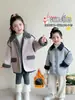 Abrigo de Borrego para Niña Otoño/Invierno 2026 Estilo Nuevo Forro Polar Bebé Niña Ropa de Invierno Engrosada Top Versátil para Niños
