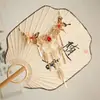 Ganchos para Orejas Versátiles con Borla Larga Floral Estilo Chino, Pendientes Dulces Chinos Antiguos Nuevos, Accesorios para Falda Mamian Hanfu