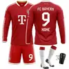 2627 Camiseta de Manga Larga Kit de Fútbol 10 Musiala 9 Kane Deportes Bayern Número de Casa 17 Camiseta Olise