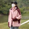 Carga al Aire Libre Ropa Tres en Uno Impermeable Cortavientos Desmontable Chaqueta de Camping Traje de Montañismo Funcional Chaqueta de Montaña para Pareja