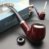 Fábrica Fonte Novo Cachimbo de Madeira Imitação Cachimbo Clássico de Resina Masculino Cachimbo Seco à Moda Antiga Cachimbo de Tabaco Portátil