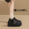 Pantuflas tipo Birkenstock para mujer con forro de polar, que aumentan la altura, nueva colección otoño/invierno 2026, fáciles de poner, cálidas y cómodas