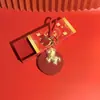 Chaveiro de Ouro Puro, Corrente para Celular, Pingente para Bolsa e Carro, Seleção para Transmissão Ao Vivo, Atacado de Presentes
