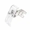 Pie prensatelas transparente NT-18, pie prensatelas para máquina de coser de cama plana controlada por computadora, pie prensatelas con base de plástico para máquina de coser industrial