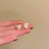 Anillo de Zirconia Perla Gipsofila para Mujer 2026 Nuevo Estilo Lujo Ligero Gama Alta Estilo Francés Anillo para Dedo Índice Anillo Apilable Ajustable