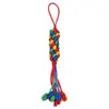 Nó de Cinco Cores Artesanal Tibetano Flor Kelsang Nó Giratório Nó Vajra Estilo Tibetano Abacaxi da Paz Nó Pingentes para Pendurar no Carro