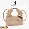 Mini monedero de lana de cordero con forma de conejito para niñas, nuevo de otoño e invierno, retro, versátil, transfronterizo, bolso cruzado infantil