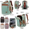 Mochila de viaje nueva de gran capacidad con un toque de alta gama, bolsa de doble hombro expandible, bolsa para portátil, bolsa de equipaje, mochila escolar para estudiante