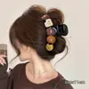 Pinza para el pelo única y hermosa para mujer, pasador de alta gama para recogidos en la parte posterior de la cabeza, tamaño grande para cabello grueso, accesorio para el cabello tipo pinza de tiburón