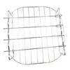 Acessórios para fritadeira a ar de aço inoxidável, grelha dupla para cozinhar no vapor, 4 pinos, acessórios para fritadeira elétrica, grelha quadrada para churrasco de 7 polegadas, 8 polegadas, grade para pão
