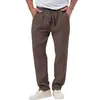 Pantalones Casuales de Color Sólido Transpirables de Verano para Hombre 2024 Amazon Transfronterizo AliExpress Tallas Grandes Sueltos para Hombre