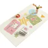 Mantel Fresco Estilo Dibujos Animados, Impermeable, Resistente al Aceite, No Requiere Lavado, Gama Alta, Aislante Térmico, Salvamanteles Antiescaldado, Protector de Superficie para Mesa de Café