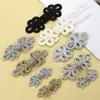 Accesorios de Ropa Tradicional China, Broches de Rana para Cheongsam, Botones Hechos a Mano de Libélula con Hilo Dorado de Cinco Hojas, Botones de Estilo Nacional