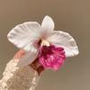 Sandalias de Estilo Resort Tailandés Gato de Hadas Flor de Orquídea Mariposa Accesorios Zapatos de Playa de Nicho para Mujer Hebillas de Zapatos de Flor