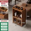 Estante a Prueba de Polvo para Juego de Té, Gabinete de Exhibición de Té de Almacenamiento Multicapa, Estante Pequeño de Exhibición para Sala de Té de Madera Maciza Estilo Chino Nuevo