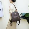 Mochila Versátil de Moda para Mujer de Pu de Gran Capacidad Mochila Pequeña Multipropósito Moderna Almacenamiento para Viajero Bolsa para Laptop