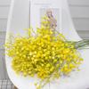 Flor Artificial de Gypsophila de Color en Spray Único Plástico Inmortal Gypsophila Gypsophila de Color Gypsophila Decoración para el Hogar Interior Boda