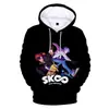 Traje de personaje de patineta japonesa SK8 The Infinity con sudadera con capucha 3D con gorra más suéter de terciopelo para hombres y mujeres