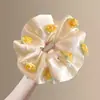 Novo modelo 2026 scrunchie de cetim preto para mulheres, elástico de cabelo de alta qualidade, elástico elegante para rabo de cavalo baixo, acessório de cabelo estilo casual