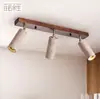 Estilo de canción estética bambú-junta mármol natural candelabro de comedor, mesa de comedor, barra de bar, sala de té Zen, estudio, lámpara de oficina larga