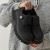 Zapatos de Cuero para Hombre 2025 Primavera Nuevos Casual Británico Cabeza Ancha Zapatos Derby para Hombre Zapatos Deportivos de Plataforma 241229-T