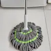 Mopa Telescópica de Mano para el Hogar con Escurridor Automático, Doble Uso para Seco y Húmedo, Mopa Giratoria, Mopa Absorbente Perezosa, Limpieza de un Solo Barrido