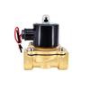 Válvula eléctrica electromagnética 220v24v para exteriores unidireccional normalmente cerrada control válvula de agua interruptor electrónico tubería de agua gas 3 puntos 4 puntos