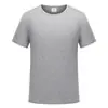 Camiseta Lisa Blanca al por Mayor Camiseta de Manga Corta de Modal Ropa de Trabajo Ropa de Clase Estampado LOGOTIPO