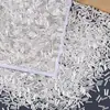 Una Caja de Cuentas de Vidrio Tubulares, alrededor de 500 Mini Tubos Largos Cuentas Semilla Pony 2x7 mm Cuentas Sueltas Pequeñas para Manualidades