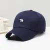 Chapéu Novo Estilo para Mulheres, Boné de Baseball Tendência Coreana e Japonesa com Bordado de Letras para Homens, Chapéu de Sol para Esportes ao Ar Livre Estilo Hong Kong, Versátil