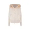 Chaqueta de punto con cremallera de estilo coreano, pura y deseable, ambiente perezoso, cálida y estiliza, abrigo corto popular entre los influencers