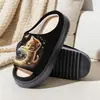 Zapatillas de Lino y Algodón con Dibujos Especialmente Diseñadas para Cruce de Fronteras, Zapatillas de Primavera, Verano y Otoño para Parejas de Hombres y Mujeres, Pies, Fábrica Jit de Cruce de Fronteras, Dropshipping