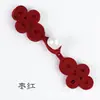 Botón Hecho a Mano Tejido Bai Xi Cheongsam Botón Traje Tang Hanfu Botón de Tela de Perla Nariz de Cerdo de Cuatro Ruedas Botón de Vestido Estilo Chino Nuevo Venta al por Mayor