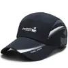 Gorra de béisbol de secado rápido gorra casual con visera costuras de malla de gasa gorra de barco gorra para pesca al aire libre gorra melón logo impreso