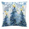 Fundas de almohada navideñas más vendidas de Amazon, fundas de cojín decorativas para sofá del hogar, fundas de almohada con estampado de renos y muñecos de nieve, al por mayor