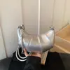 Bolsa Transversal Francesa de Nicho Formato Dumpling Nova Retro Versátil Toque de Luxo Bolsa de Ombro Feminina para o Dia a Dia Bolsa de Ombro Única