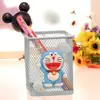 Hola kt soporte para bolígrafos de gato lindos adornos metálicos de gatito escritorio kiti gato almacenamiento de artículos varios cubo de bolígrafos hello kitty