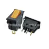 Interruptor de Barco Kcd3-B2 de 3 Pinos para Cartão Duplo com Luz Rocker em Forma de V Interruptor de Alimentação para Eletrodoméstico 16A250V